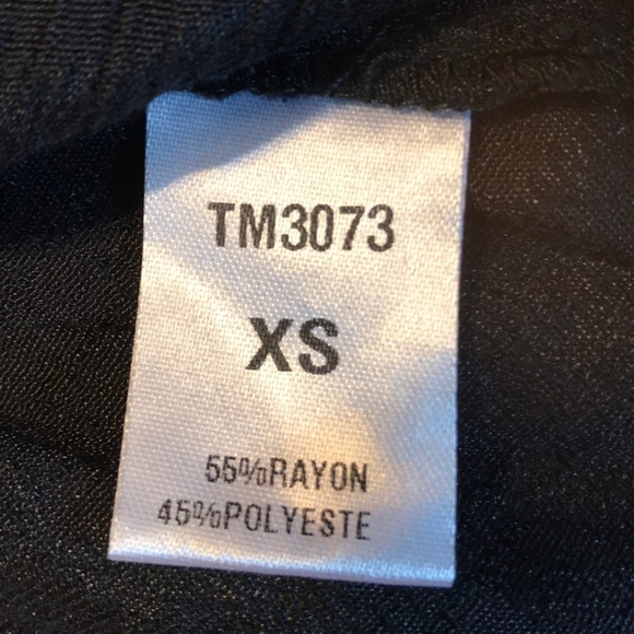 THML Black XS Embroidered V-Neck Sleeveless top - Picture 11 of 13